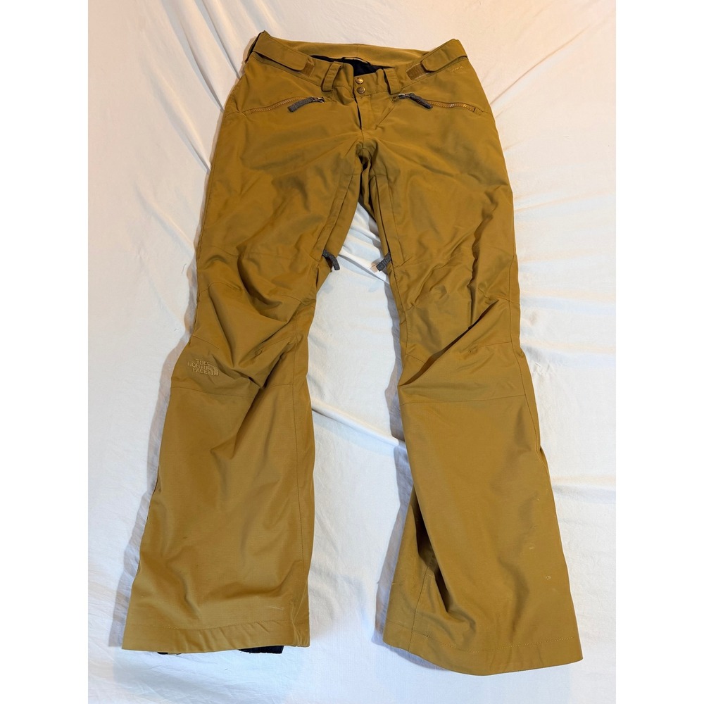 The North Face DryVent Womens Ski‎ Snowboard Pants Mustard Yellow Size Medium